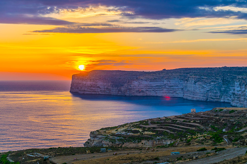 Tas-Sanap Cliffs in Gozo: Stunning Natural Beauty